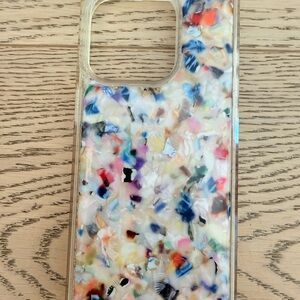 Multicolor Terrazzo Phone Case. iPhone 15